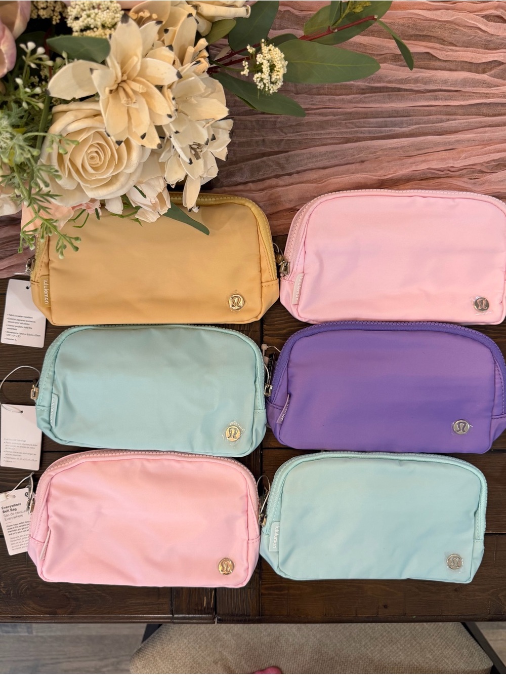 New - Bundle, lot of 6 Lululemon belt bags